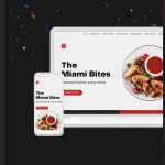 Canva Restaurant Website – Edit in Canva!